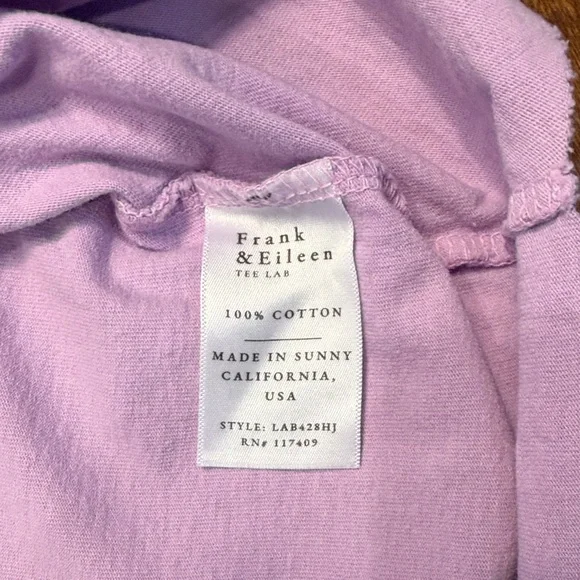 Frank & Eileen Lauren Polo Dress Lavender Purple Size M 100% Cotton - Picture 5 of 6